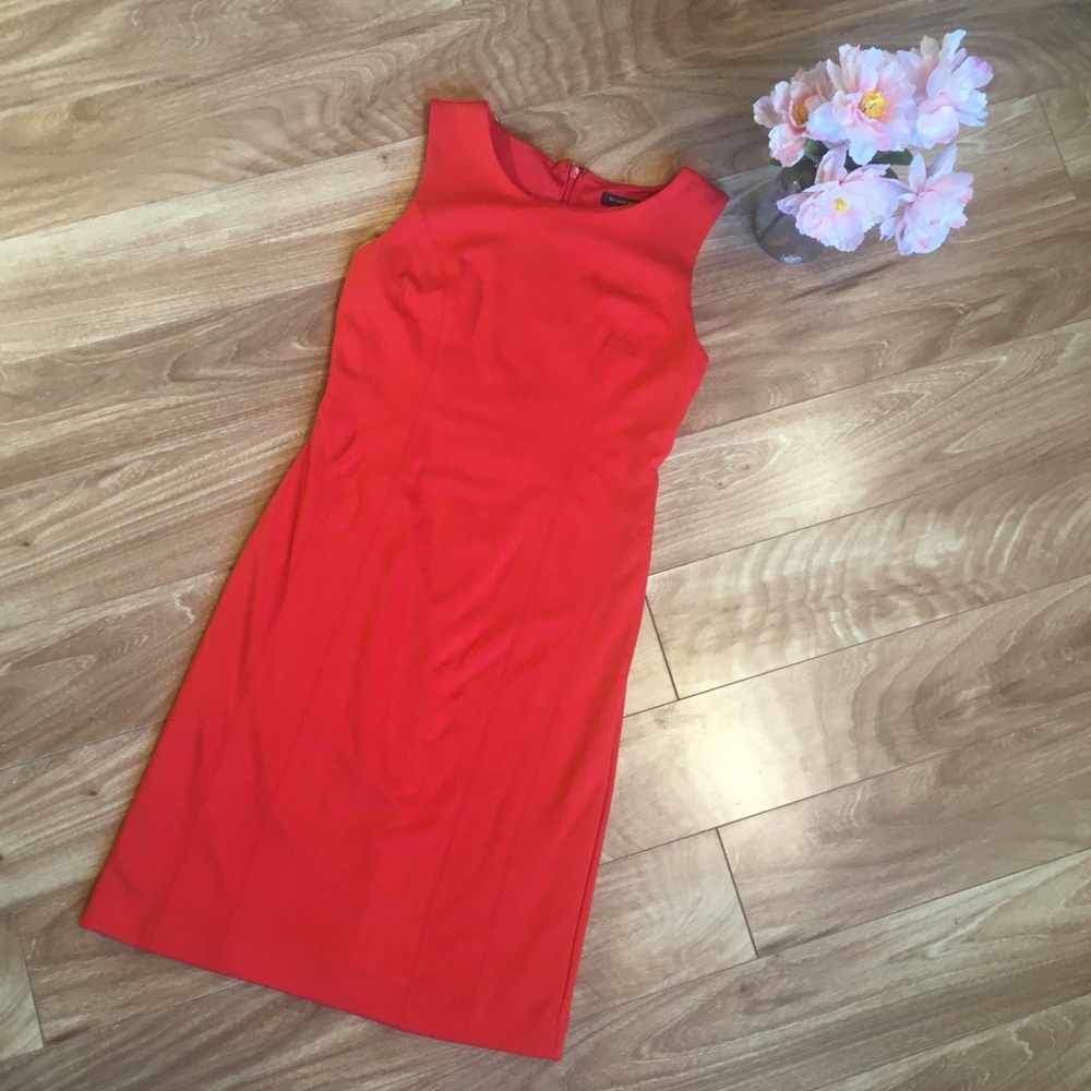 NWT Banana Republic Orange Sheath Dress 0